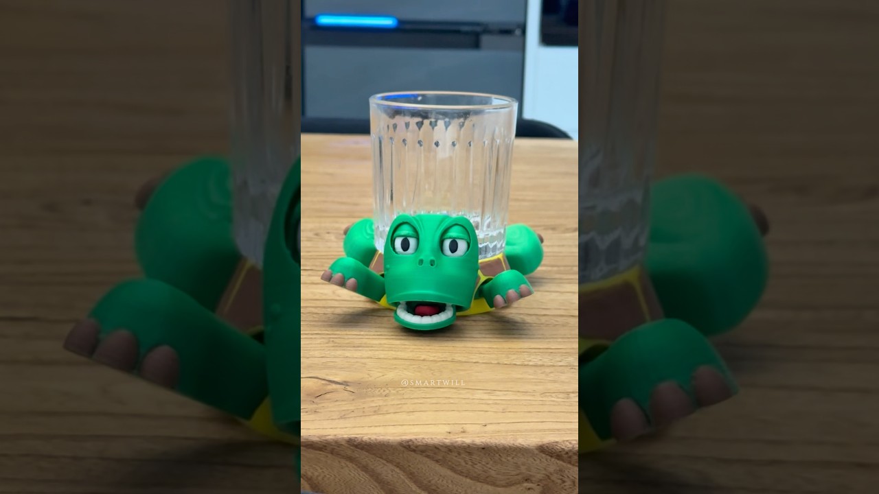 This turtle coaster is seriously satisfying to mess with,total stress relief! #coaster #stressrelief