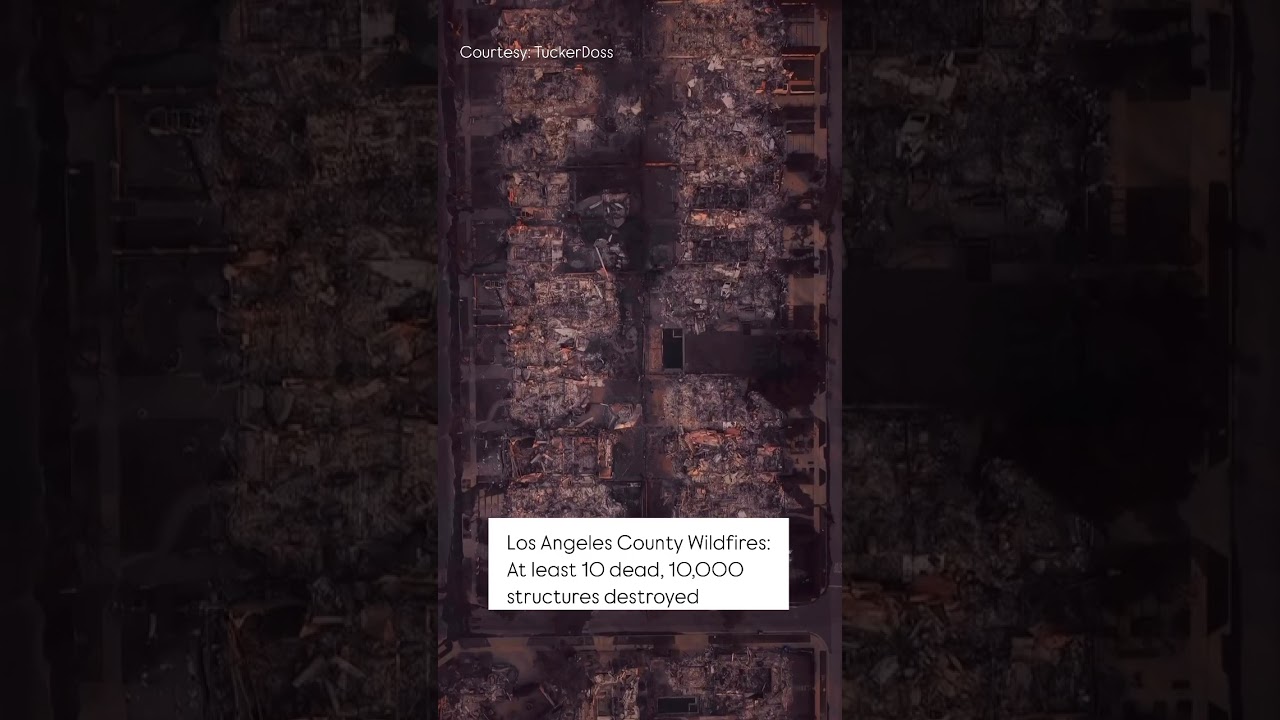 This Viral Video Captures Los Angeles in Flames #losangeles