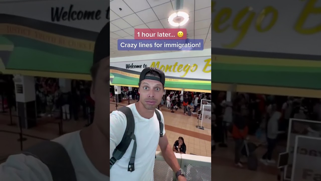 This wasn't the best arrival at #montegobay #airport in #jamaica 🇯🇲 #jamaicantiktok #jamaicatiktok