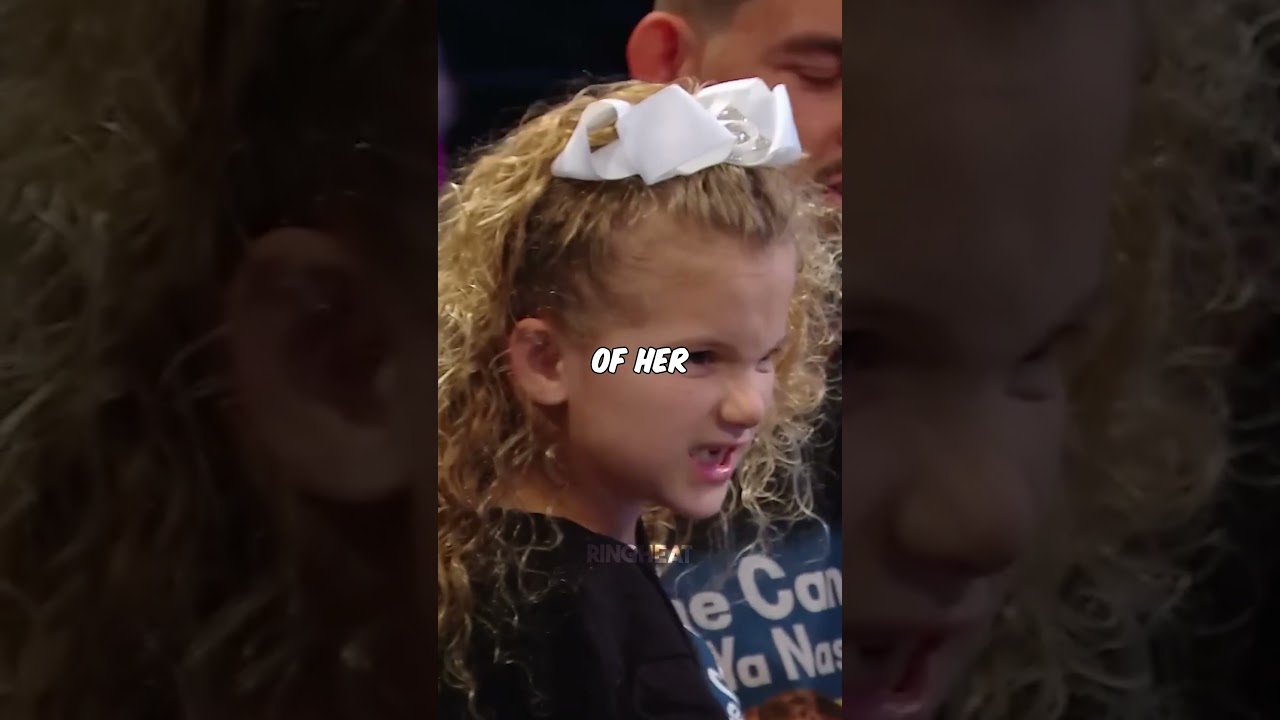 This wrestler was making fun of a girl