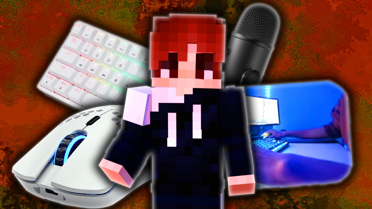 Thocky Modded Keyboard + Mouse ASMR Sounds (Handcam) | Hypixel Bedwars