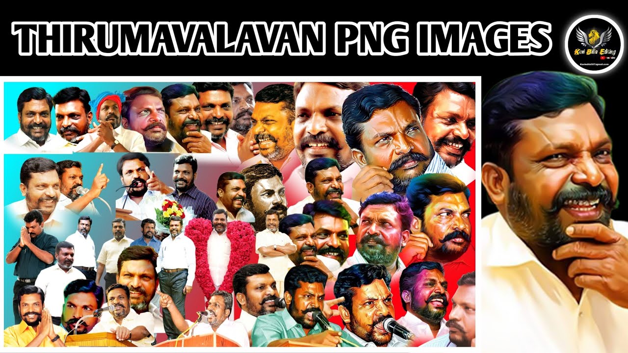 Thol Thirumavalavan Png Image//Free Download//Download Link Description
