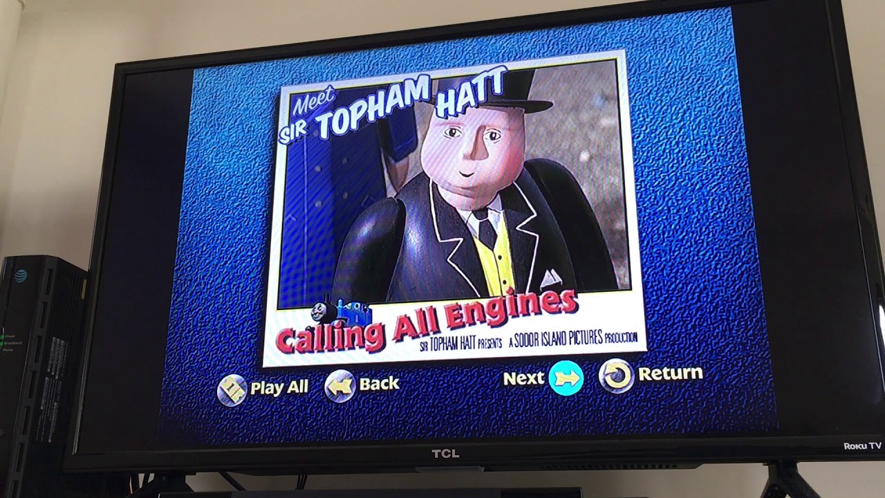 Thomas & Friends Calling All Engines DVD Menu Walkthrough