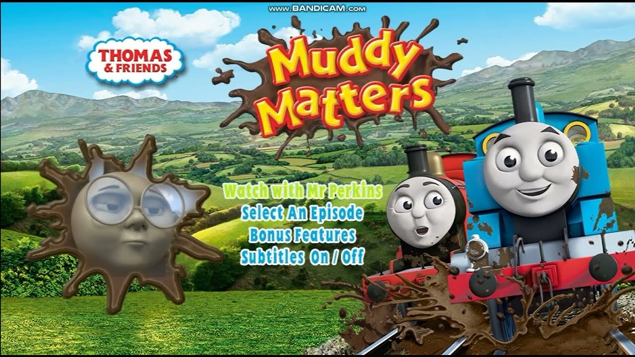 Thomas & Friends UK DVD Menu Walkthrough: Muddy Matters