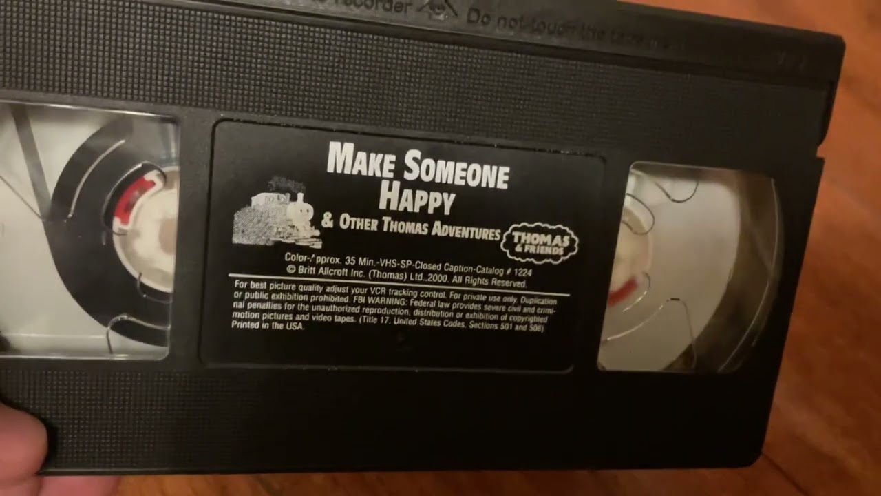 Thomas And Friends: Make ￼Someone Happy 2000 VHS