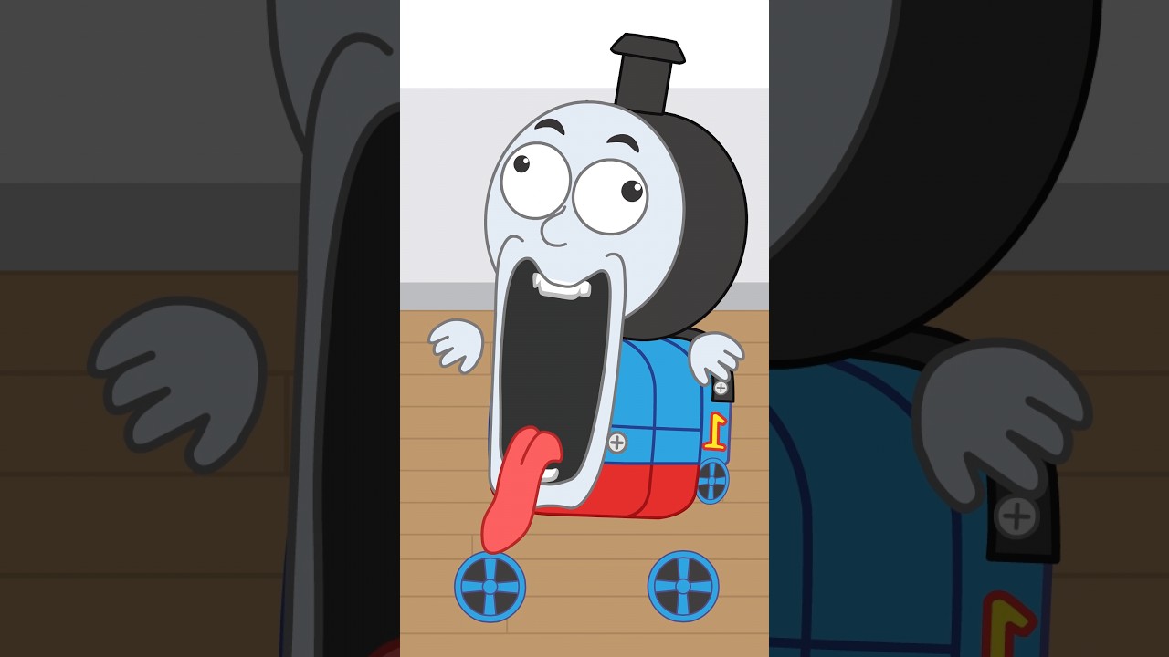Thomas Follows The Trend #funnycartoon #memeanimation #thomasandotherfriends #thomas