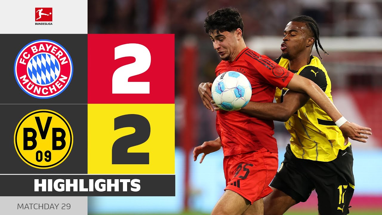 Thomas Müller's Last Ever KLASSIKER | FC BAYERN - BORUSSIA DORTMUND | Highlights |  Bundesliga 24/25