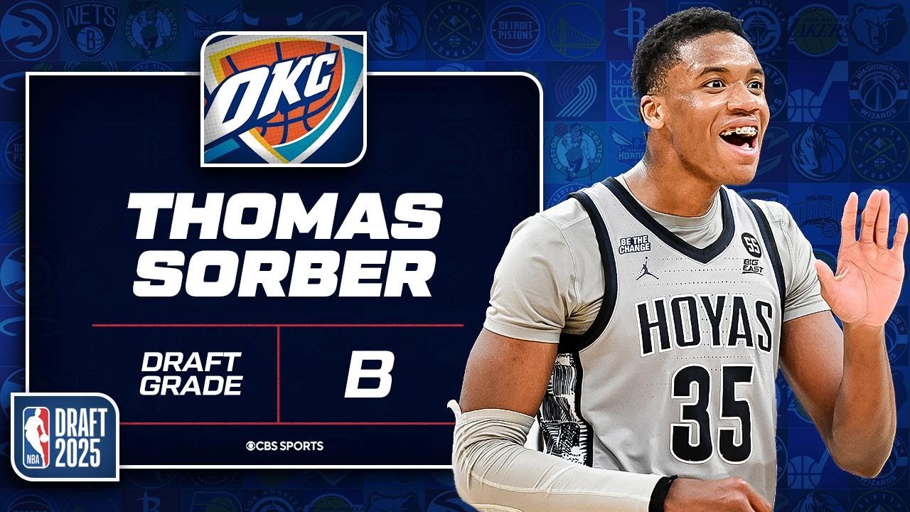 Thomas Sorber selected No. 15 overall by the Thunder | 2025 NBA Draft Grades & Instant Reaction