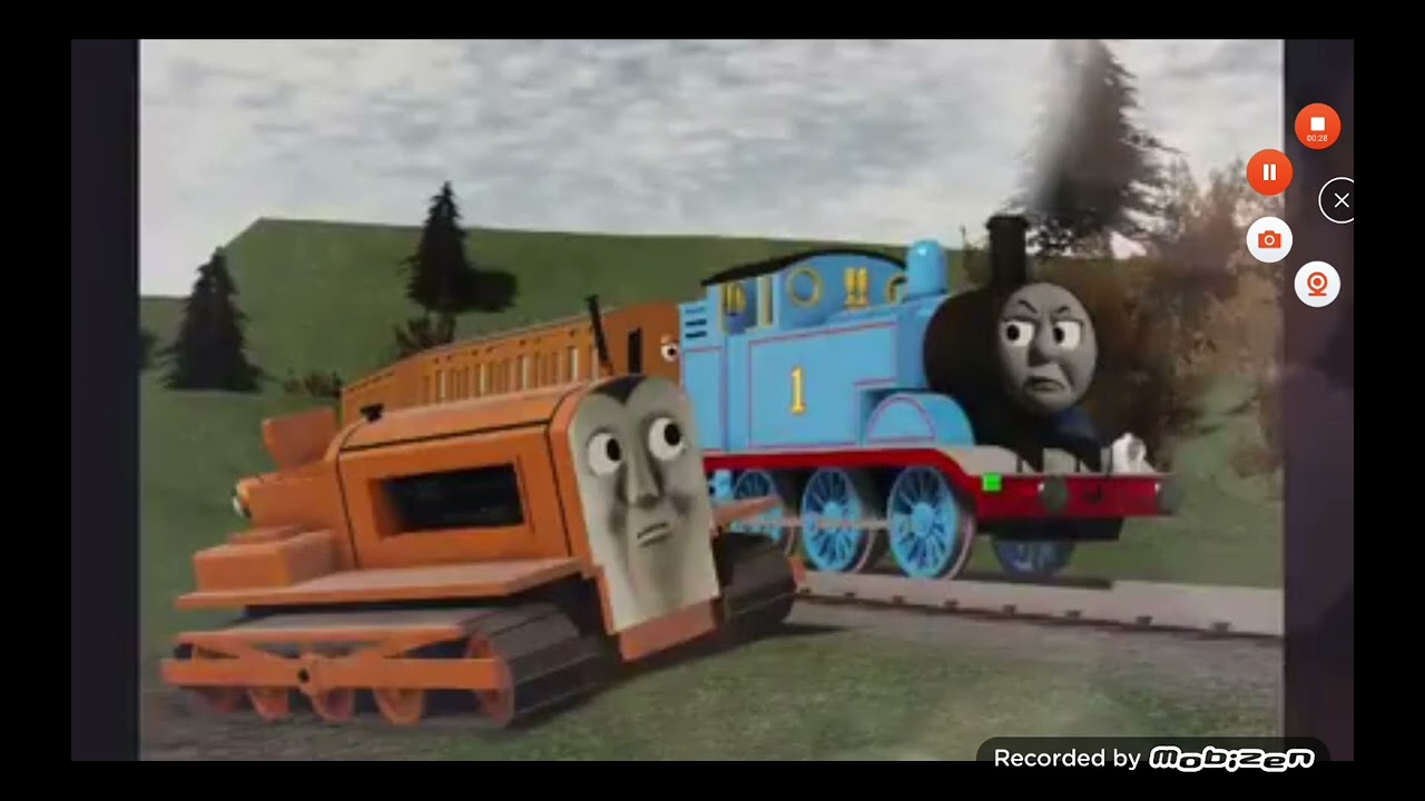 Thomas, Terrence and the snow but CBR3 Thomas meets Terence scene image