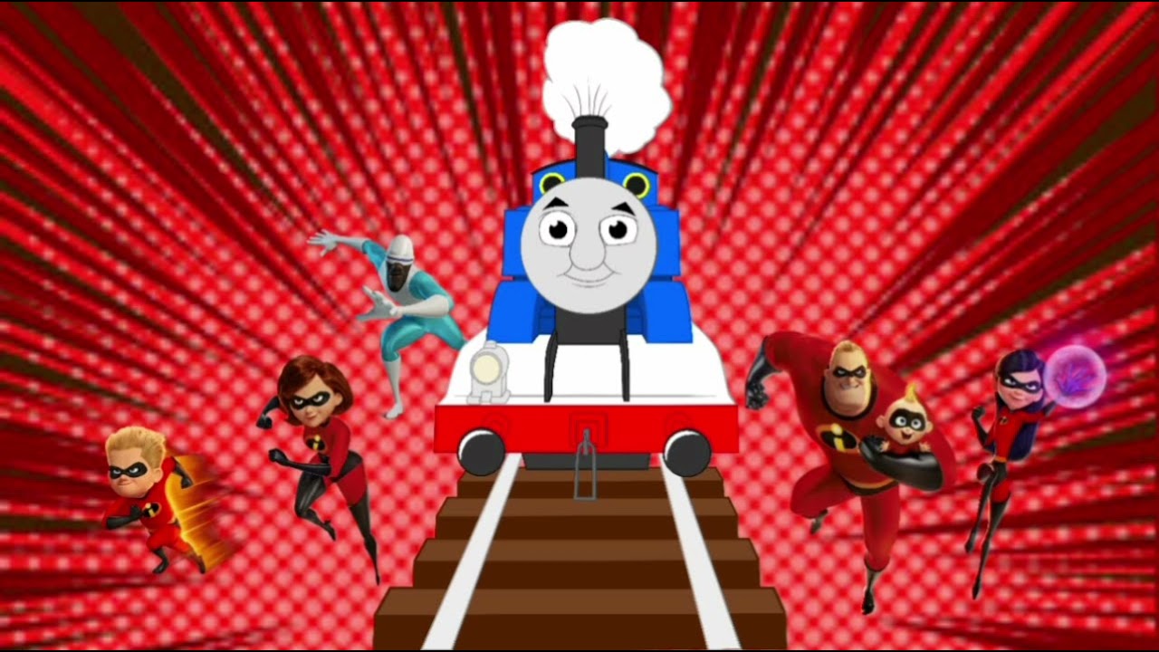 Thomas, the Incredibles, & Frozone to the rescue