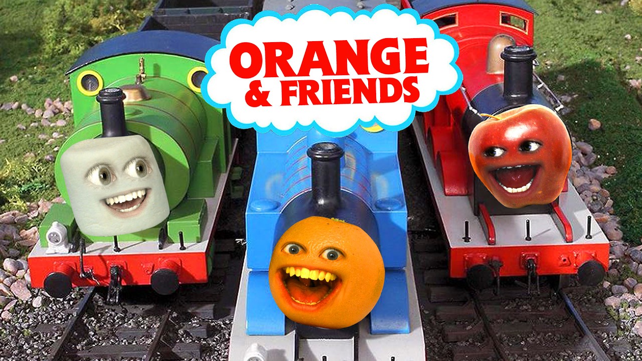 Thomas The Tank Engine Gets Annoyed! Annoying Orange Compilation