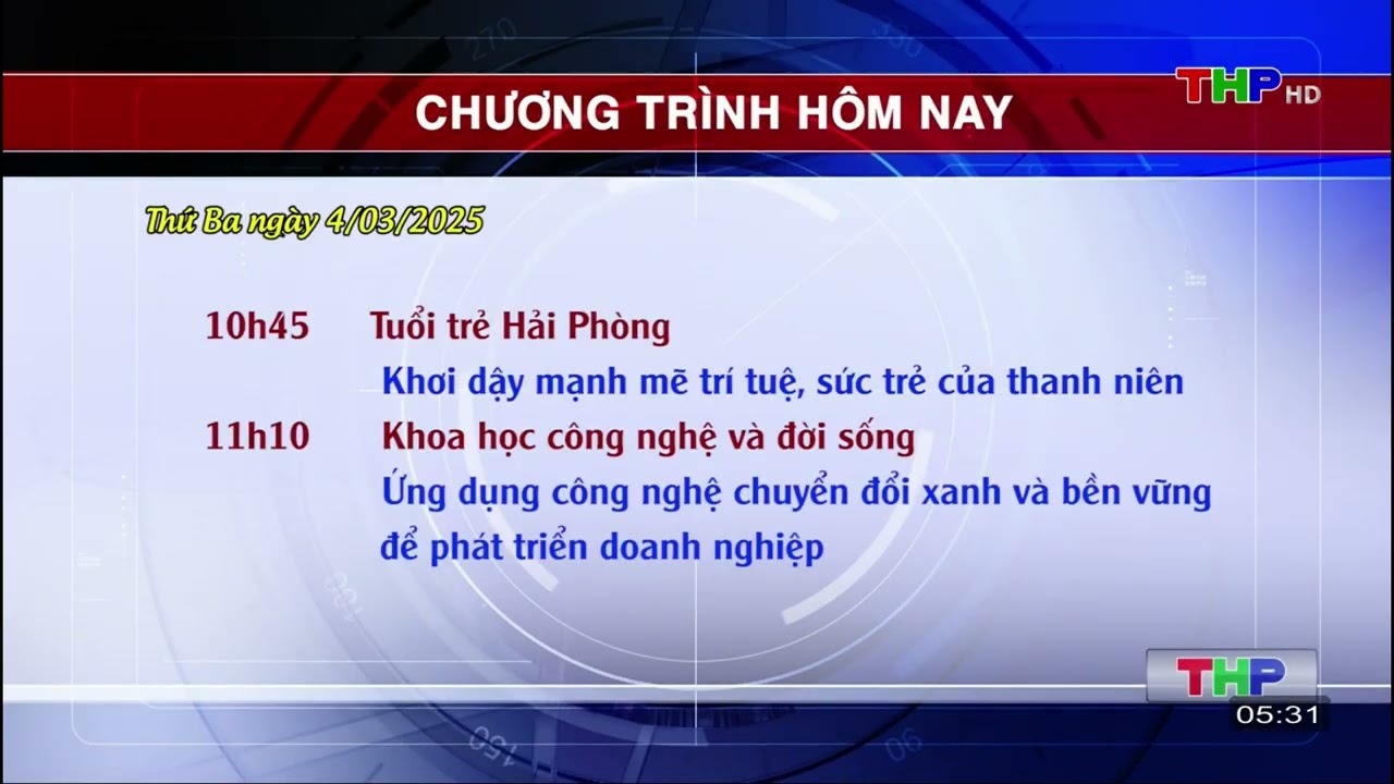 THP ‐ GTCT Hôm nay 5h30 4/3/2025