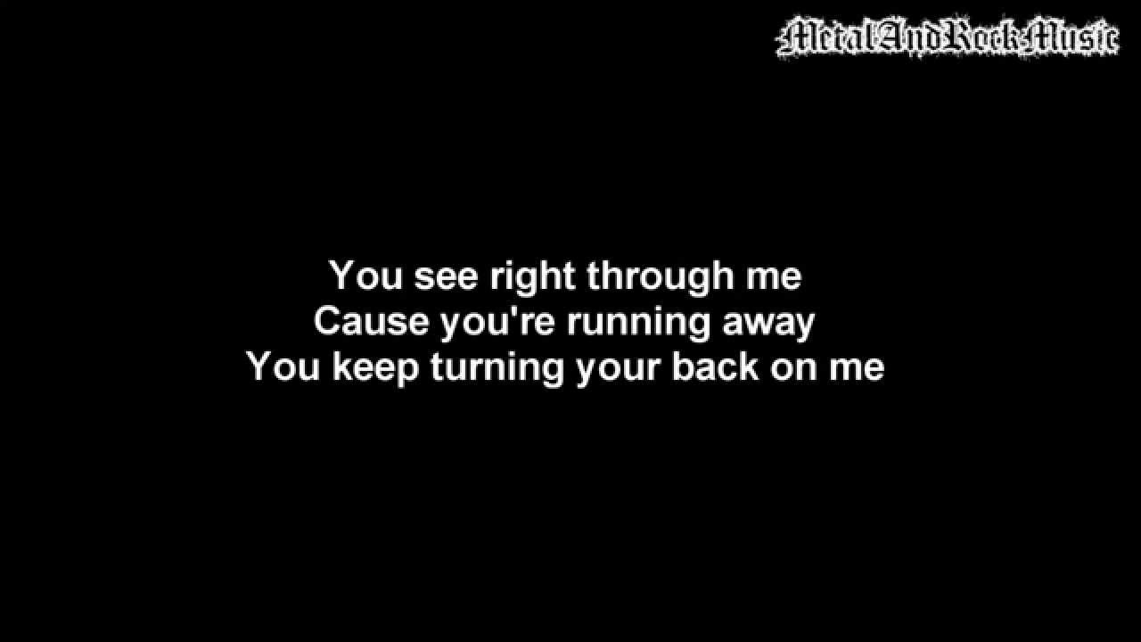 Three Days Grace - Running Away | Lyrics on screen | HD