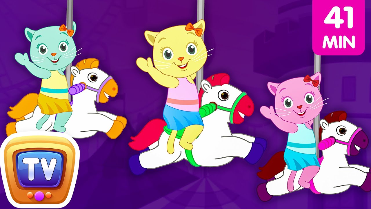 Three Little Kittens Went To The Theme Park - Nursery Rhymes by Cutians | ChuChu TV Kids Songs