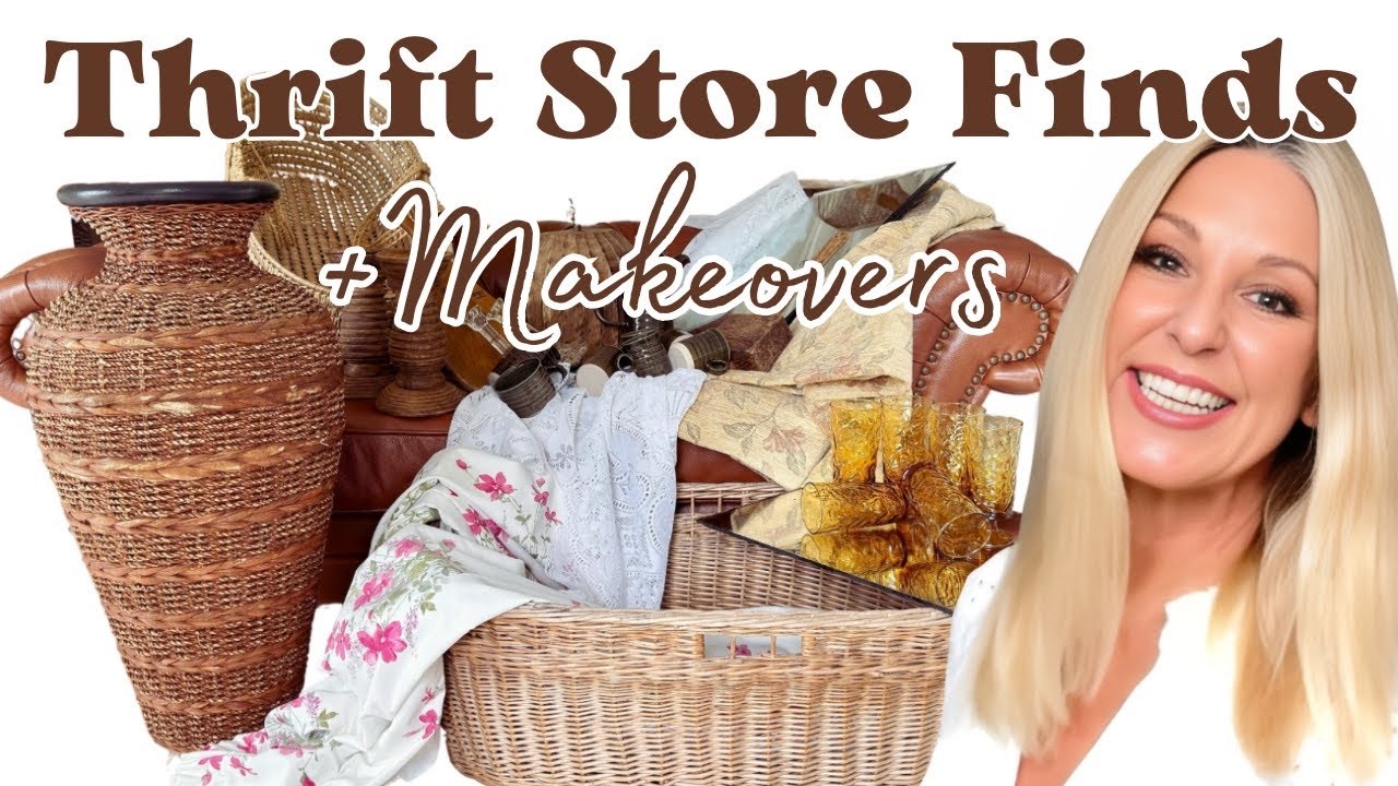 THRIFT SHOP WITH ME 🤎 Thrifted to Styled | Home Decor Ideas