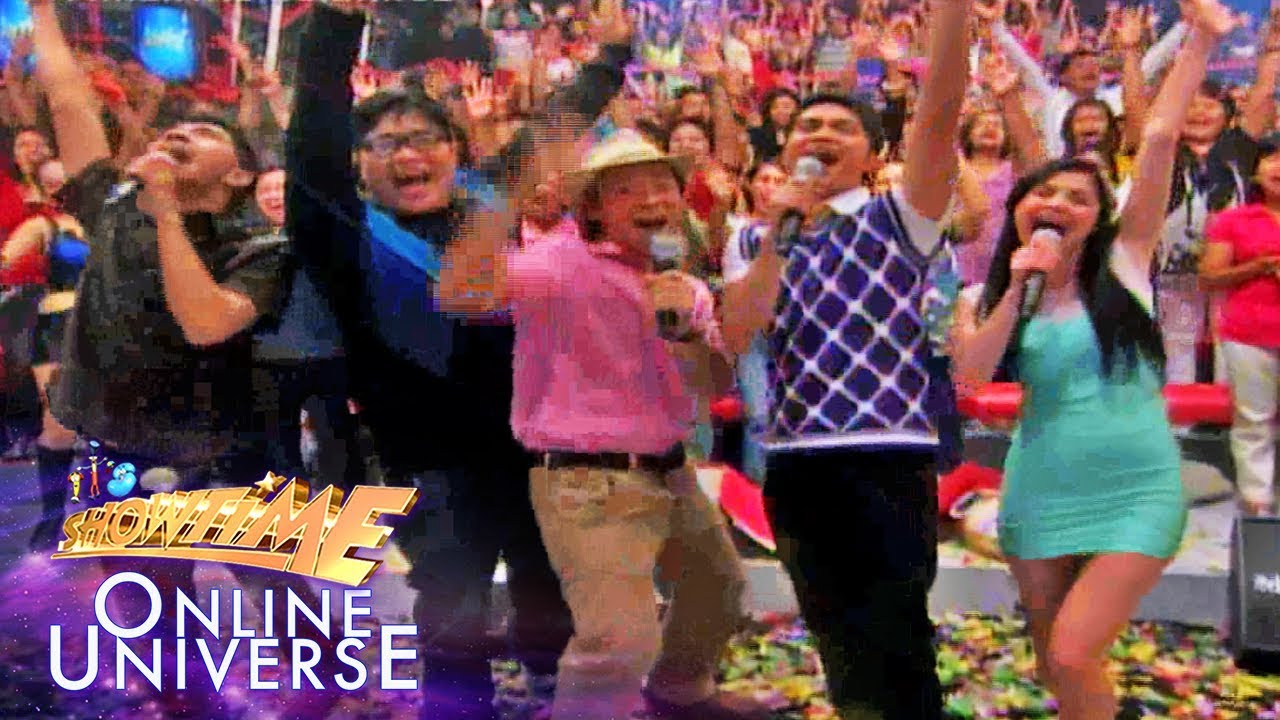 Throwback kantahan with the opening theme song ng Showtime!