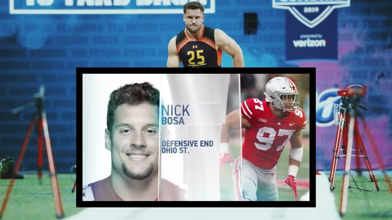 Throwback to 49ers Nick Bosa blowing up the NFL Combine coming out of Ohio State