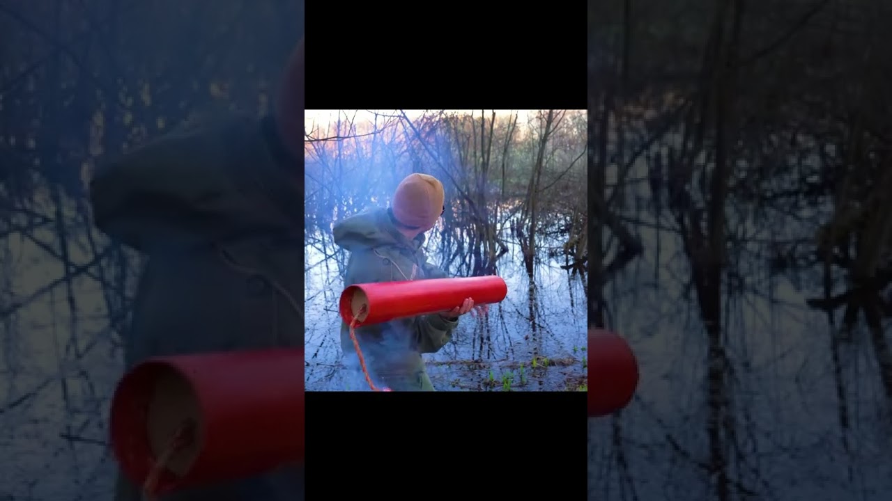 Throwing the biggest FireCracker Explosion in the swamp.