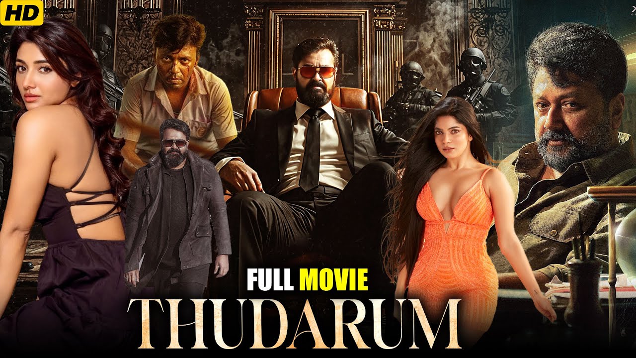 Thudarum | Mohanlal | South Hindi Dubbed Blockbuster Movie | Mohanlal, Mirnaa Menon Action Movie