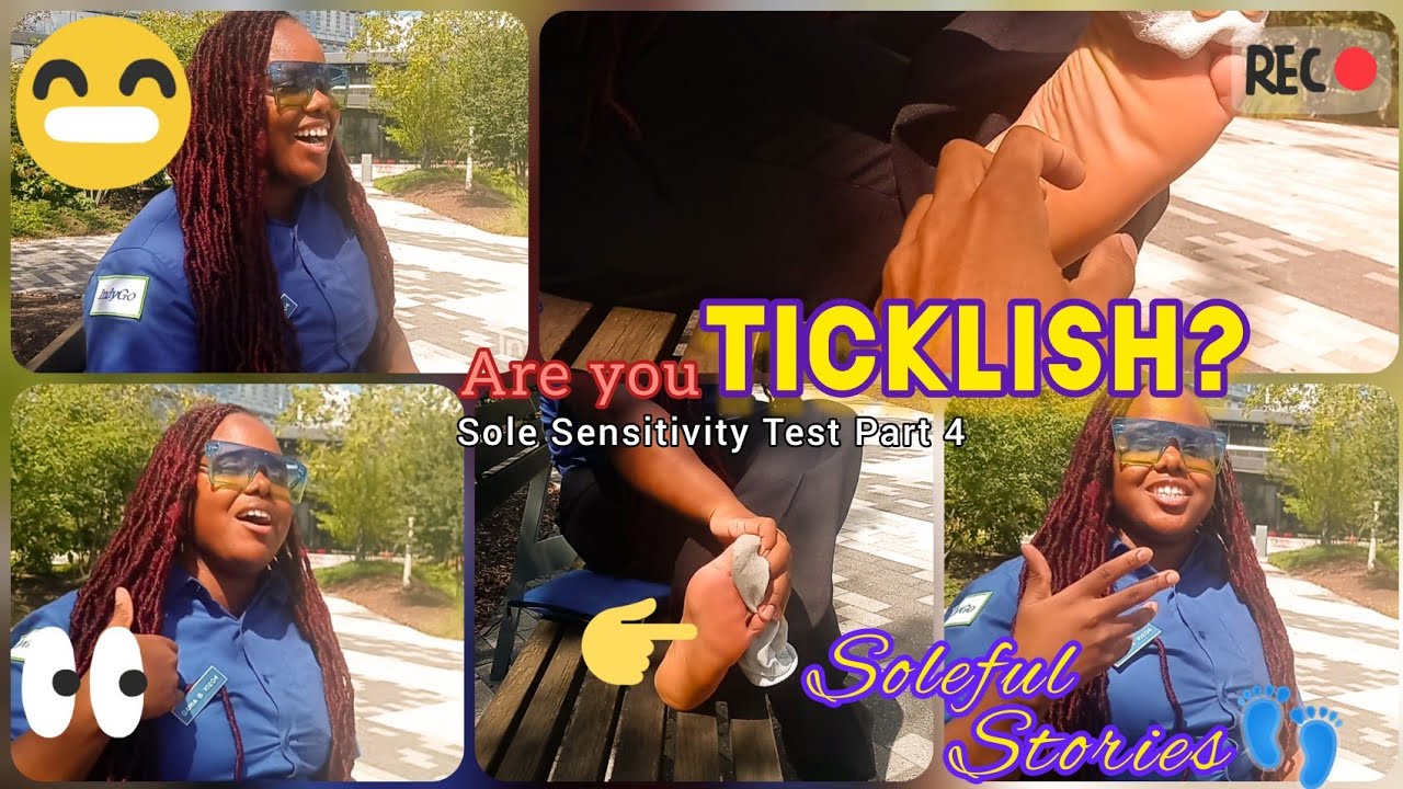 TICKLISH FEET ? | Sensitivity Sole test | Part 4| Tickling Feet | Public Feet Interview