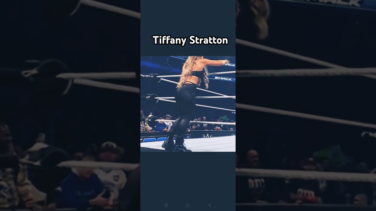 Tiffany Stratton amazing slip #wwe #tiffanystratton #shorts