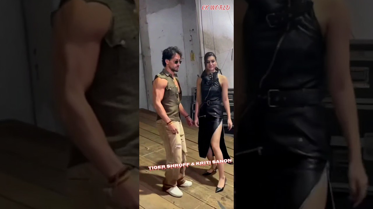 Tiger & Kriti Trend Super Popular Now ! #shorts #viral