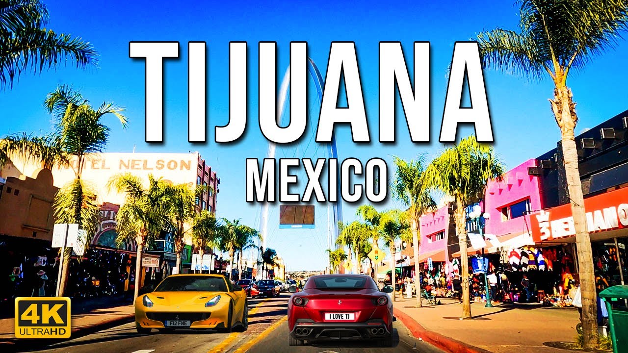 Tijuana, Mexico | Baja California | Driving Downtown [4K]