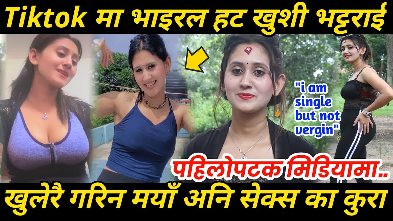 Tiktok मा viral khushi bhattarai पहिलो पटक मिडियामा/खुलेरै भन्छिन 