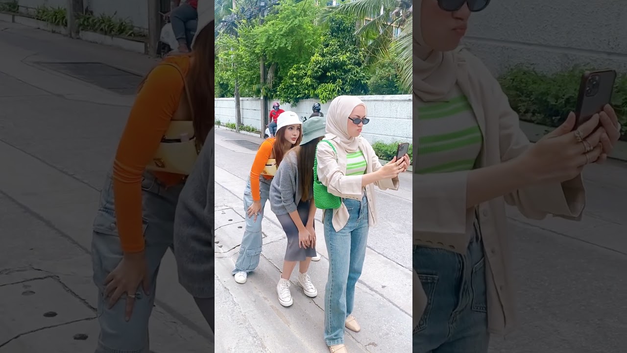 Tiktok BTS of Raysha Rizrose, Aprena Manrose & Nadiyah in Bangkok