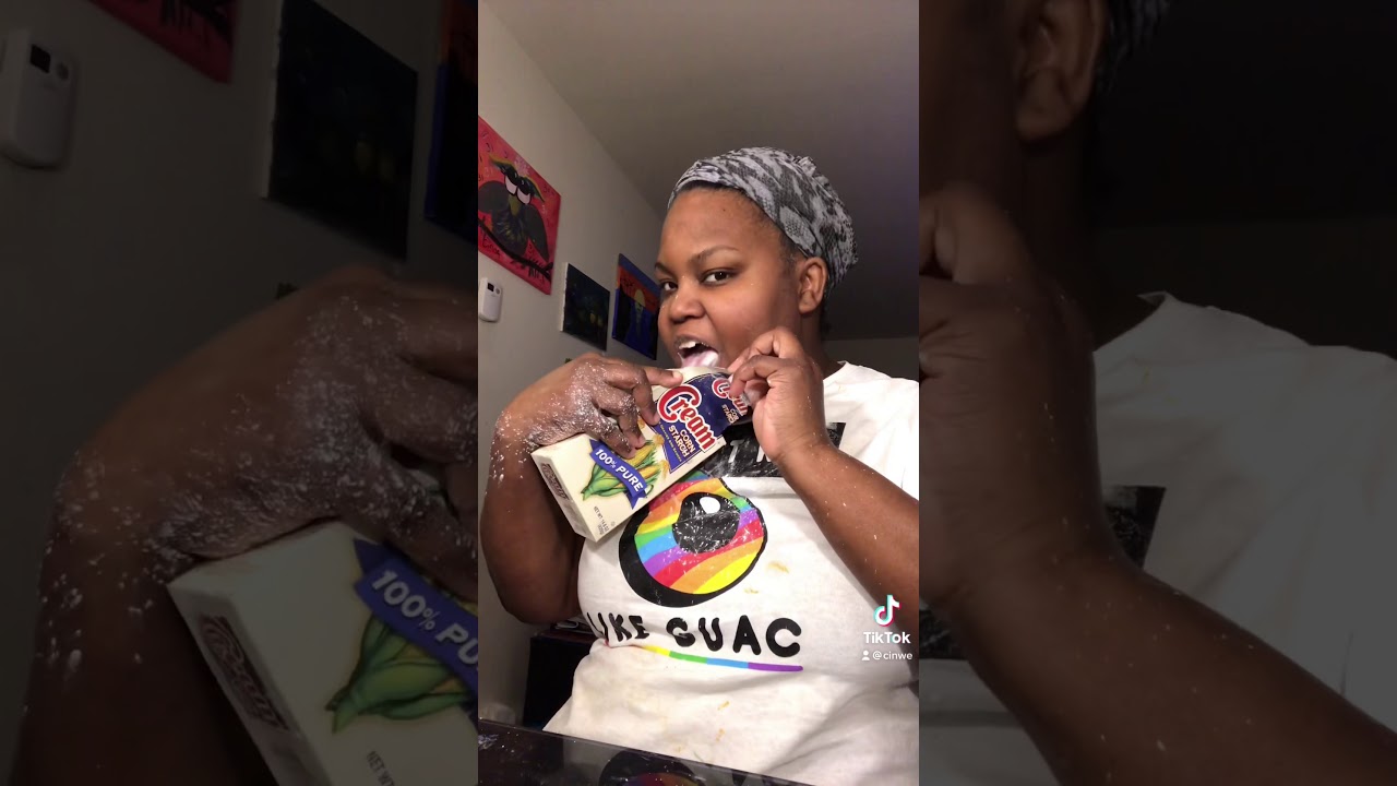 TikTok cream corn starch