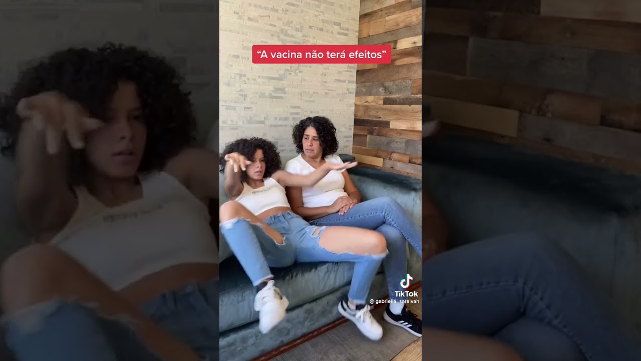 TIKTOK DE GABRIELLA SARAIVA : REAÇÃO DEPOIS DE TER TOMADO A VACIA COM A CONVIDE-19 KKKKKK