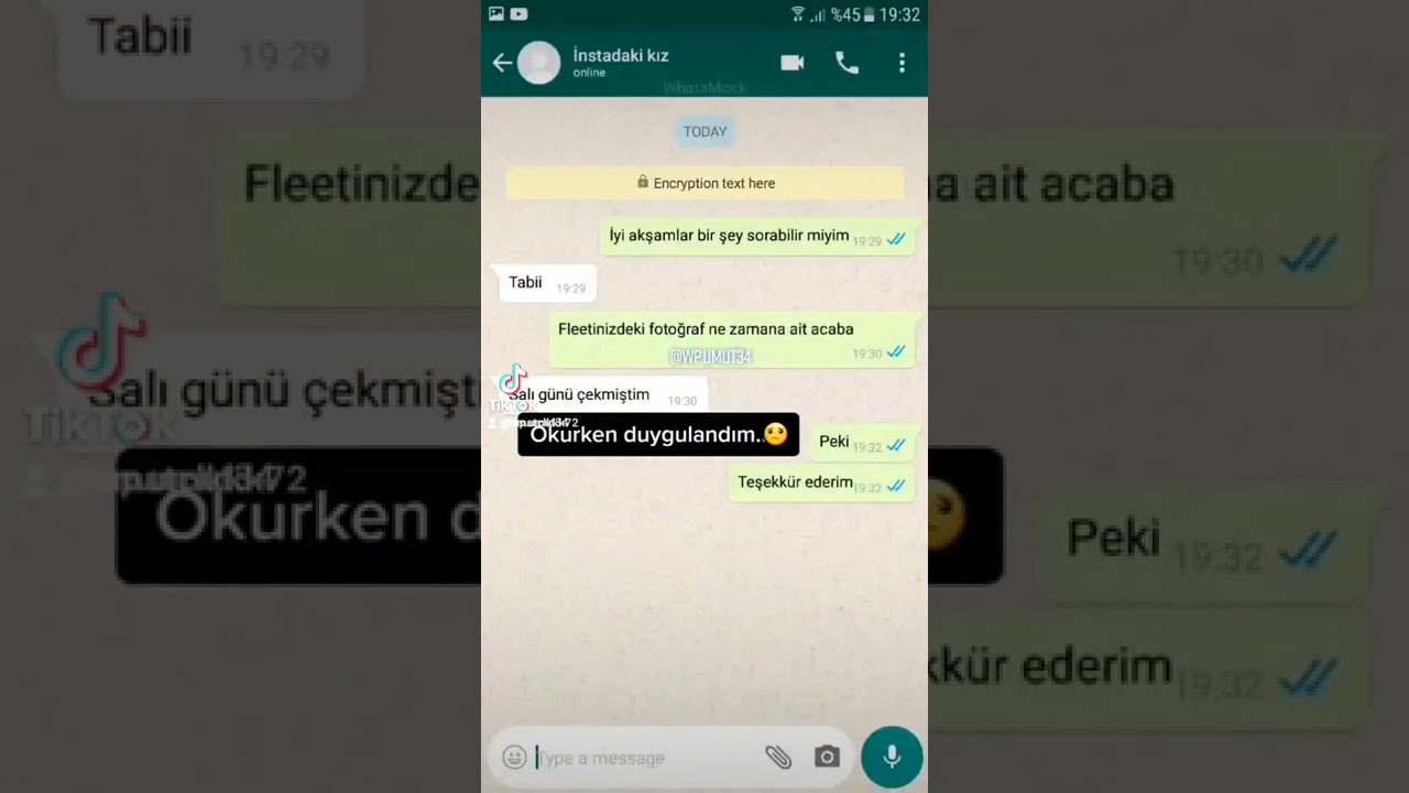 Tiktok Duygusal WhatsApp Konuşmaları(👉instagram: Umutclkkk 👈)#tiktok #youtube #trend #shorts
