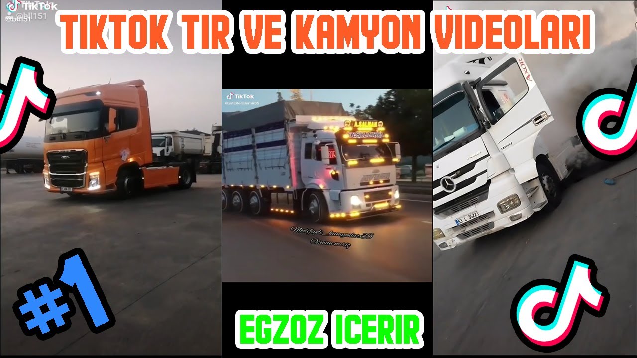 Tiktok Kamyon Ve Tır Videoları #1 (egzoz içerir)