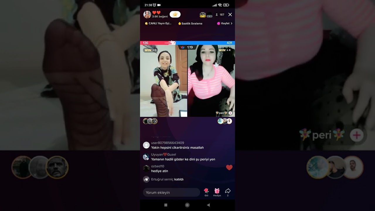 tiktok songül ayak ifşası canlı yayın
