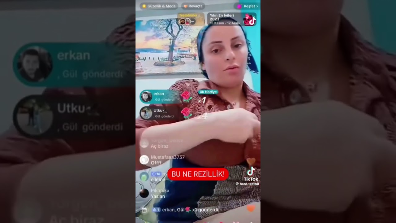 Tiktok ta para kazanmak için düğmelerini açarak yayın yapan Laz kızı lakaplı kadın gözaltına alındı