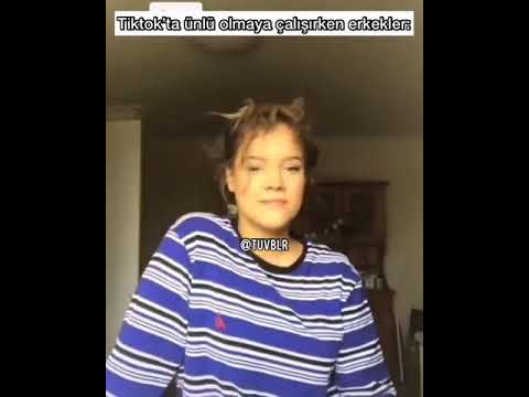 Tiktokta ünlü olmaya çalişan kizlar ve erkekler