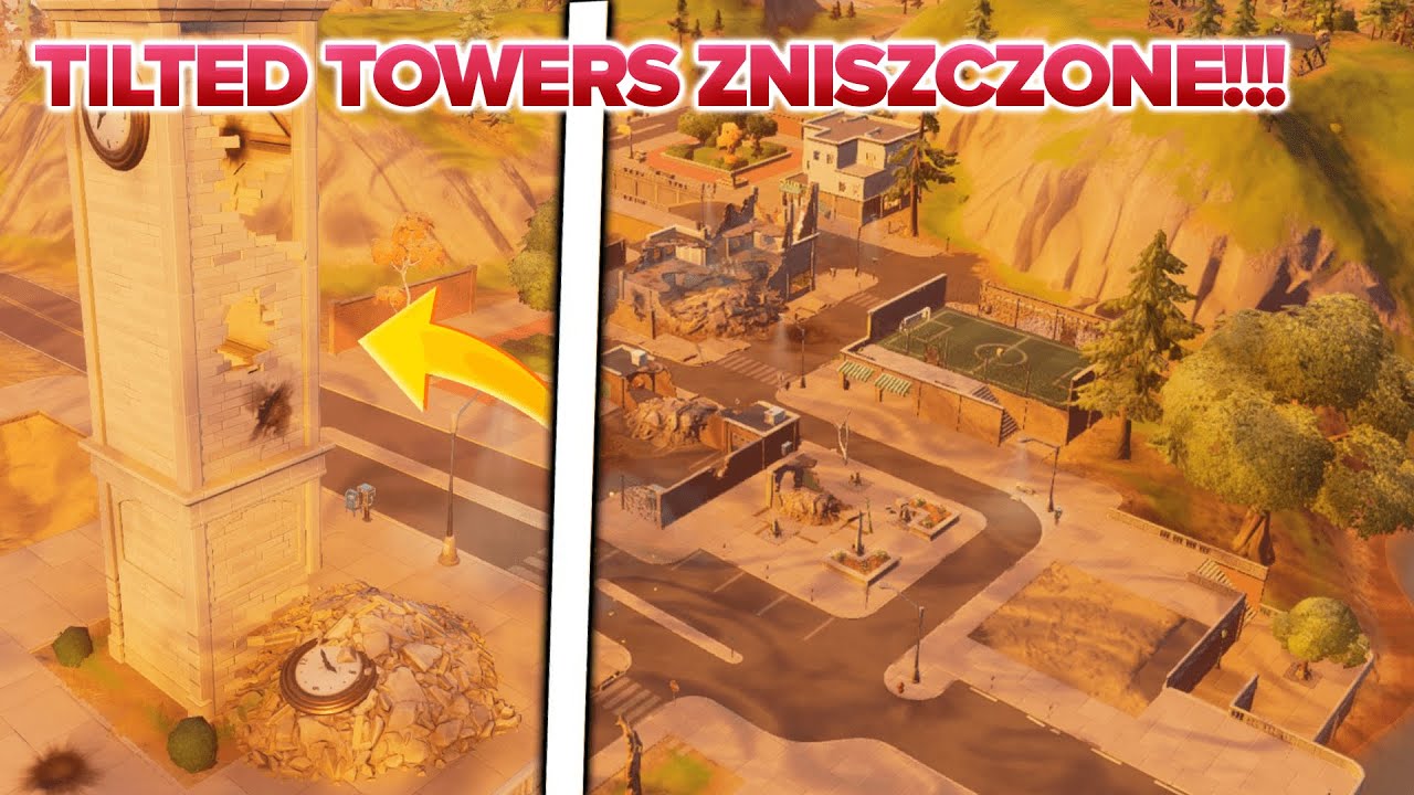 TILTED TOWERS ZNISZCZONE!!!