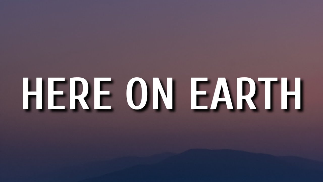 Tim McGraw - Here on Earth (Lyrics)
