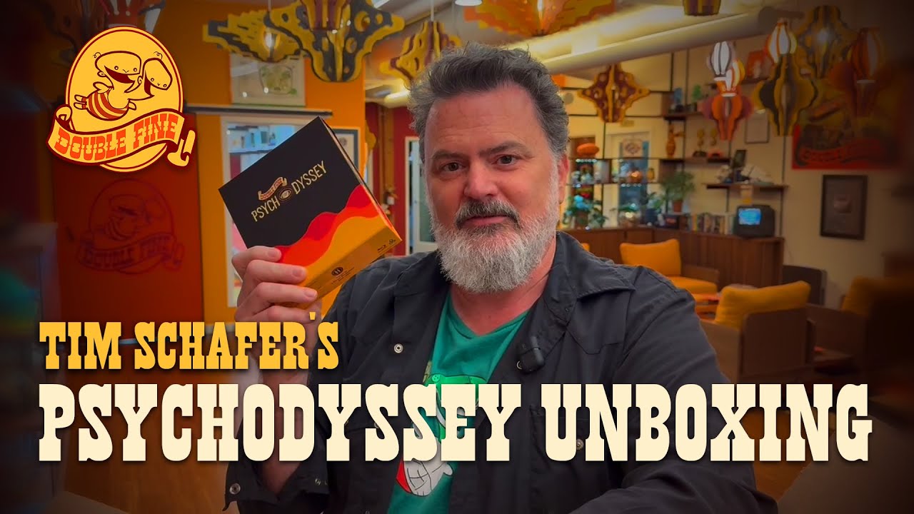 Tim Schafer's PsychOdyssey Unboxing