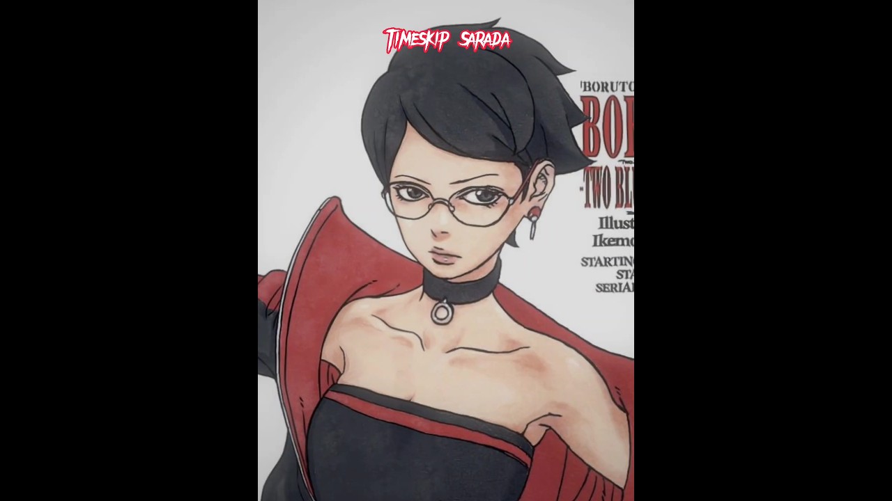 Timeskip Sarada - Edit #anime #animeedit #uchihafamily #shorts #sarada #saradaedit