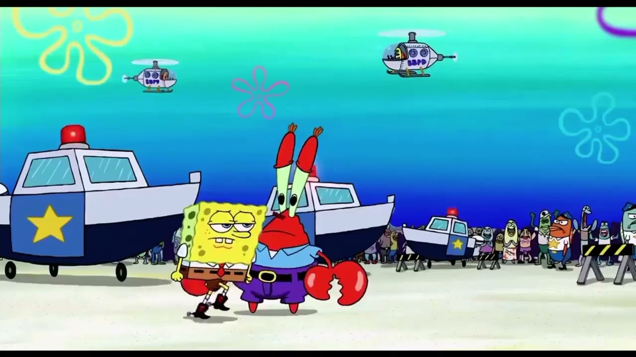 Timon and Pumbaa Interrupt 1 The SpongeBob SquarePants Movie