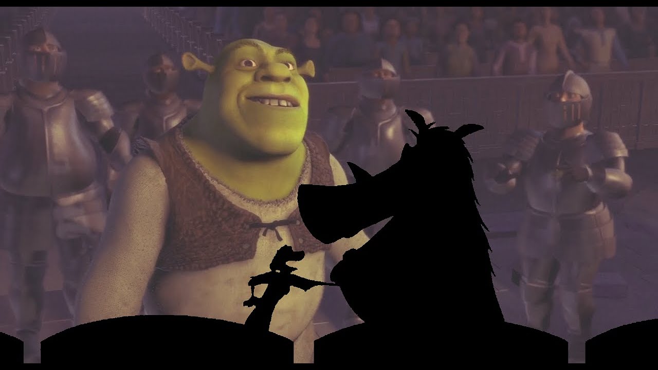 Timon and Pumbaa Interrupt 8 Shrek