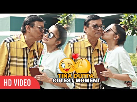 Tina Dutta CUTEST MOMENT with her Dad in Public 😘😍😍