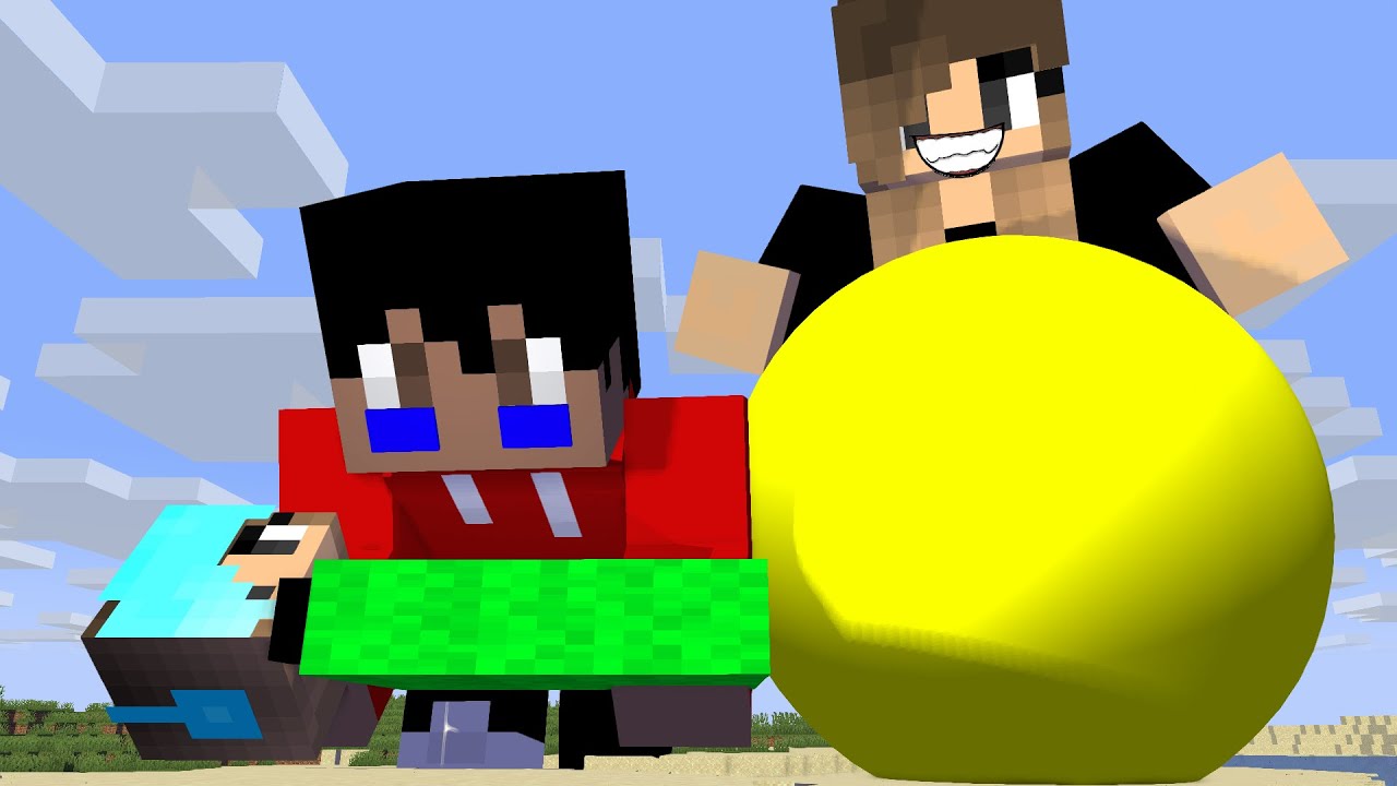 Tiny Baby Growth Giant Vore Mom at Beach - Minecraft Animation