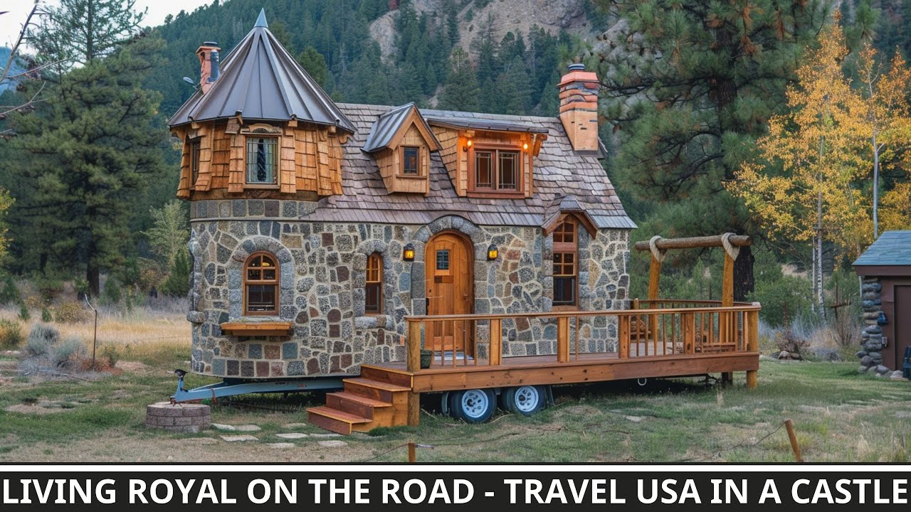 Tiny Castle on Wheels: A Magical Home Design for Traveling the USA – You HAVE to See Inside