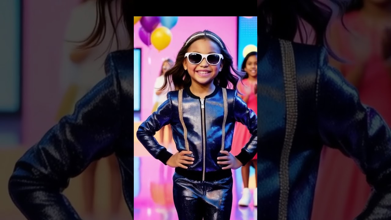 Tiny Model, Big Impact Little Girl's Runway Walk Goes Viral #funny #cute