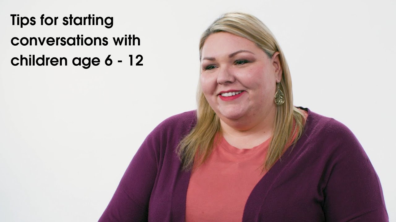Tips for starting conversations with children age 6 to 12 about mental & behavioral health