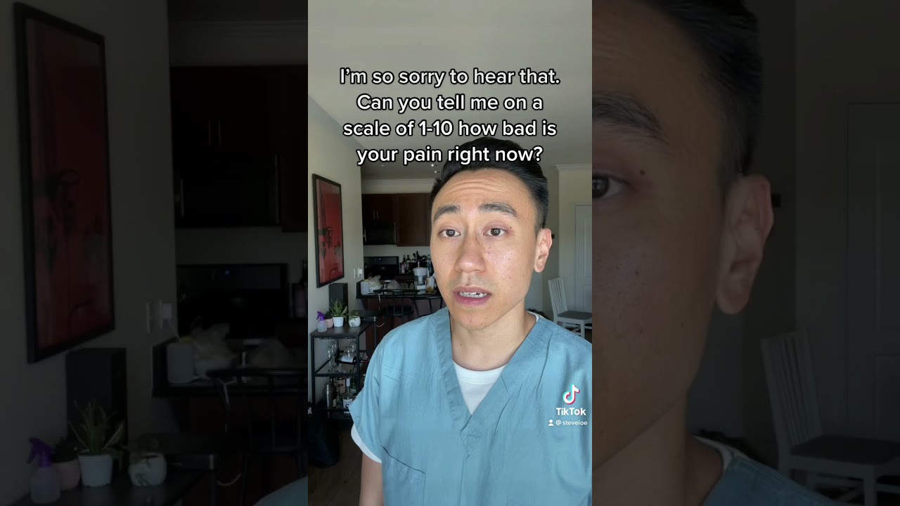Tips from the ER: How bad is the pain? #shorts MuFKR.com