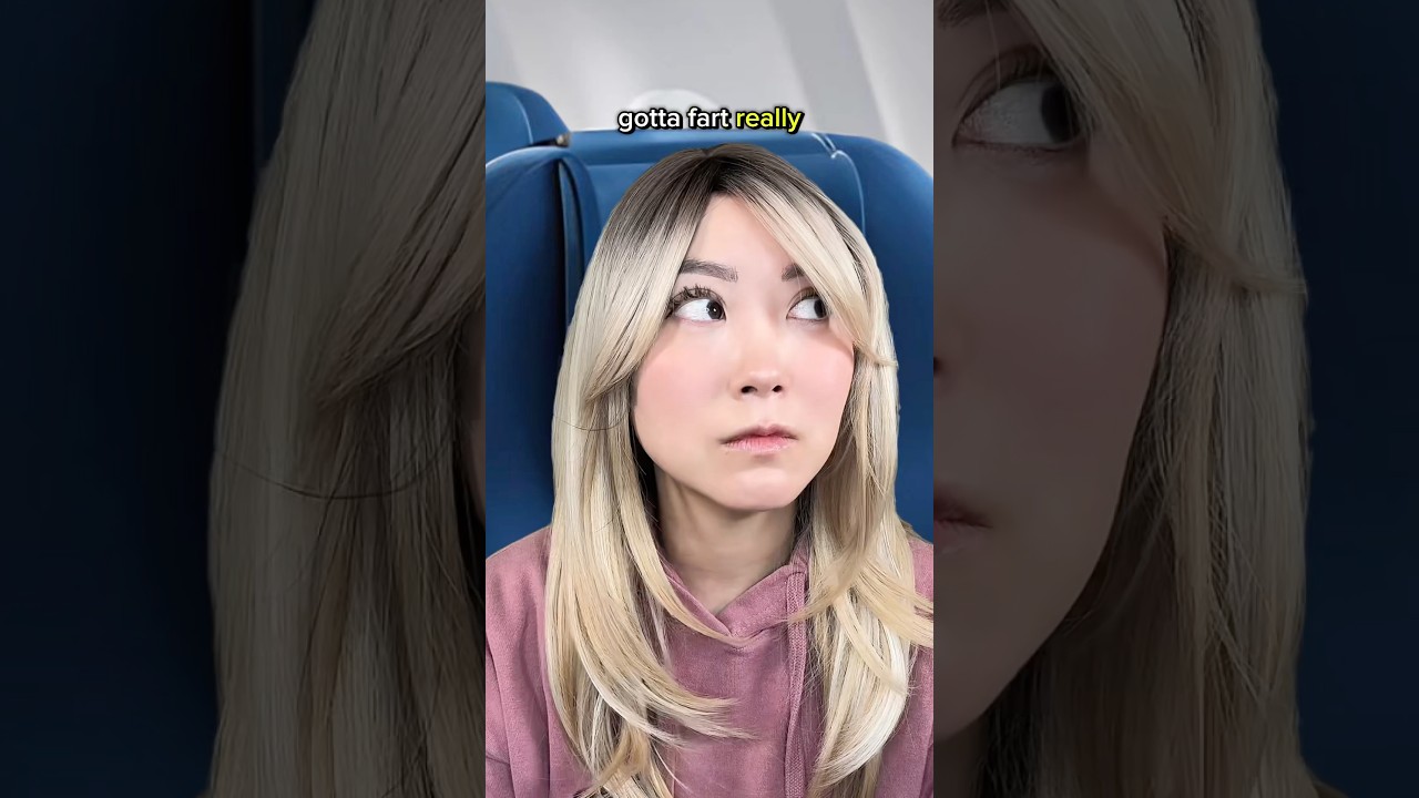 Tips on how to pass gas on a plane 😂
