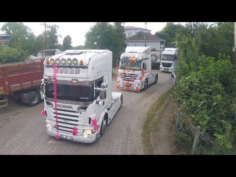 TIR GELİN ARABASI OLDU...! / TIR KONVOYU !!